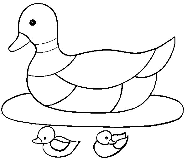 Duck Coloring Pages