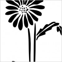 Flower silhouette clip art Free vector for free download (about