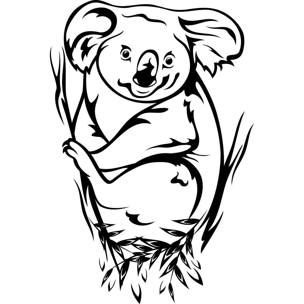 Dibujos para colorear koala - Dibujos para colorear - IMAGIXS
