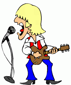 Free singing clipart images