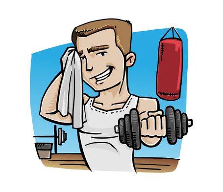 Fitness guy clip art vector fitness guy graphics clipart me image ...