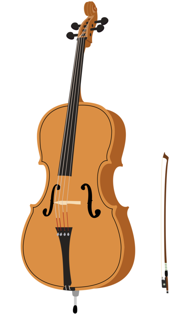Cartoon Cello Drawing Clipart - Free to use Clip Art Resource