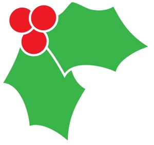Clipart of christmas holly berries and leaves and christmas holly ...