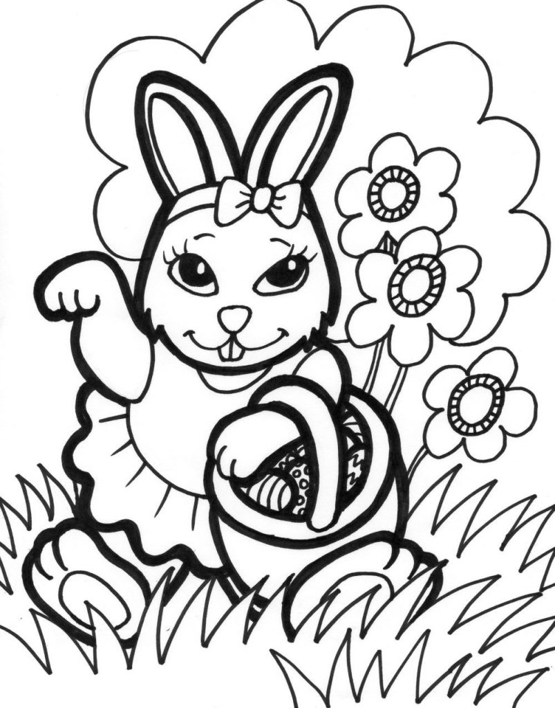 Easter Bunny Coloring Pages - Whataboutmimi.com