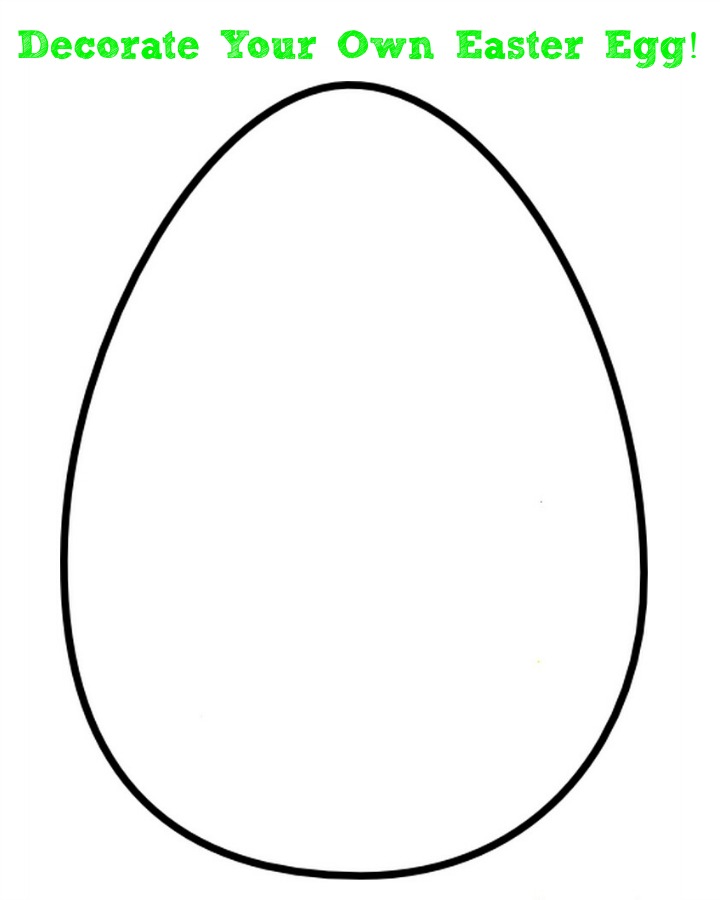 Images of Easter Egg Printable - Jefney