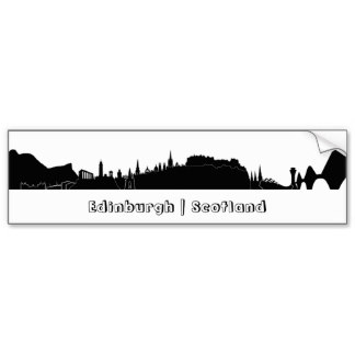 Edinburgh Skyline Gifts - T-Shirts, Art, Posters & Other Gift ...