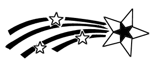 Shooting Star Tattoo Design | Star Tattoo