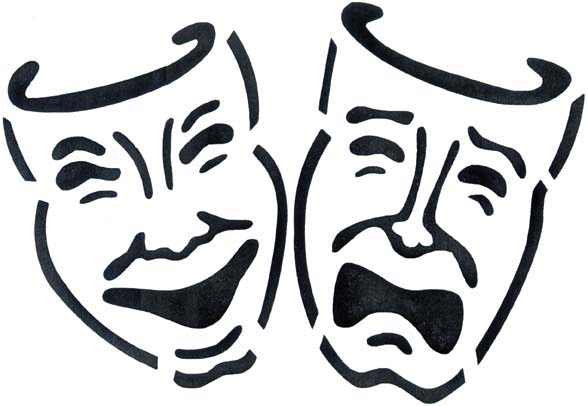 Pics For > Drama Club Masks