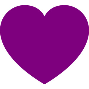 Purple Heart clip art - Polyvore