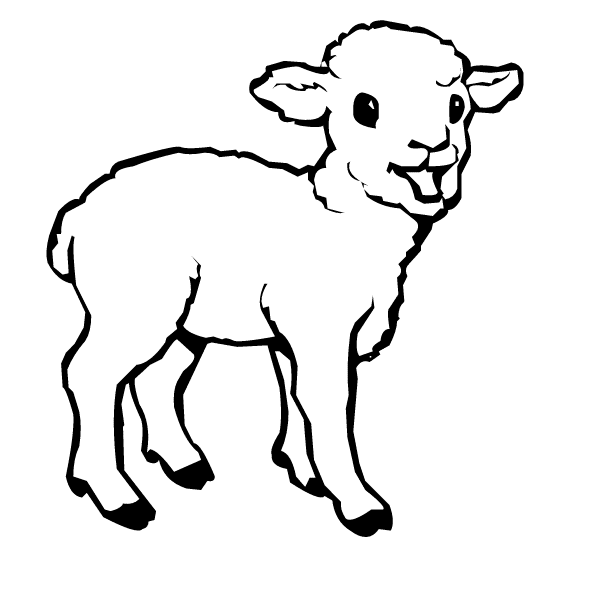 Baby Lamb Clipart Clipart Best