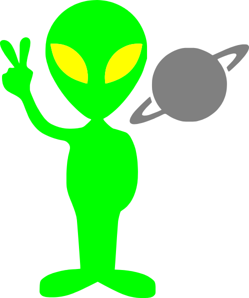 Alien clip art Free Vector