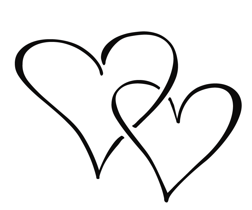 Clipart 2 hearts