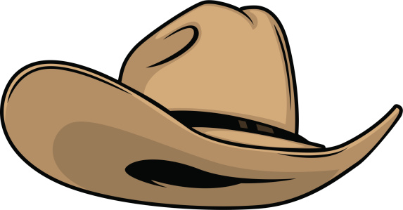 Cartoon Of A Cowboy Hat Clip Art, Vector Images & Illustrations ...