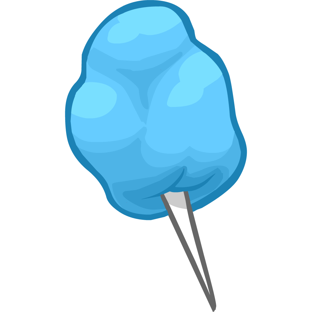 Free Clipart Cotton Candy