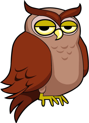 Owl clipart moving