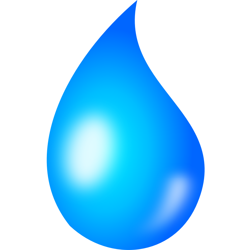 Water drop clipart transparent