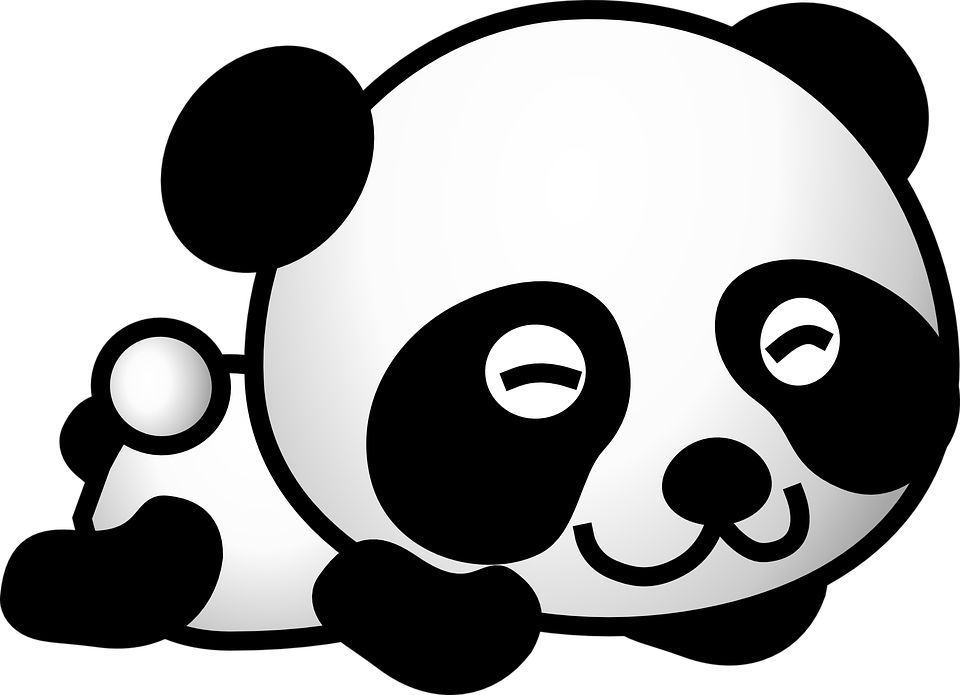 Free photo Cartoon Bamboo Vector Cute Comics Panda Animal - Max Pixel