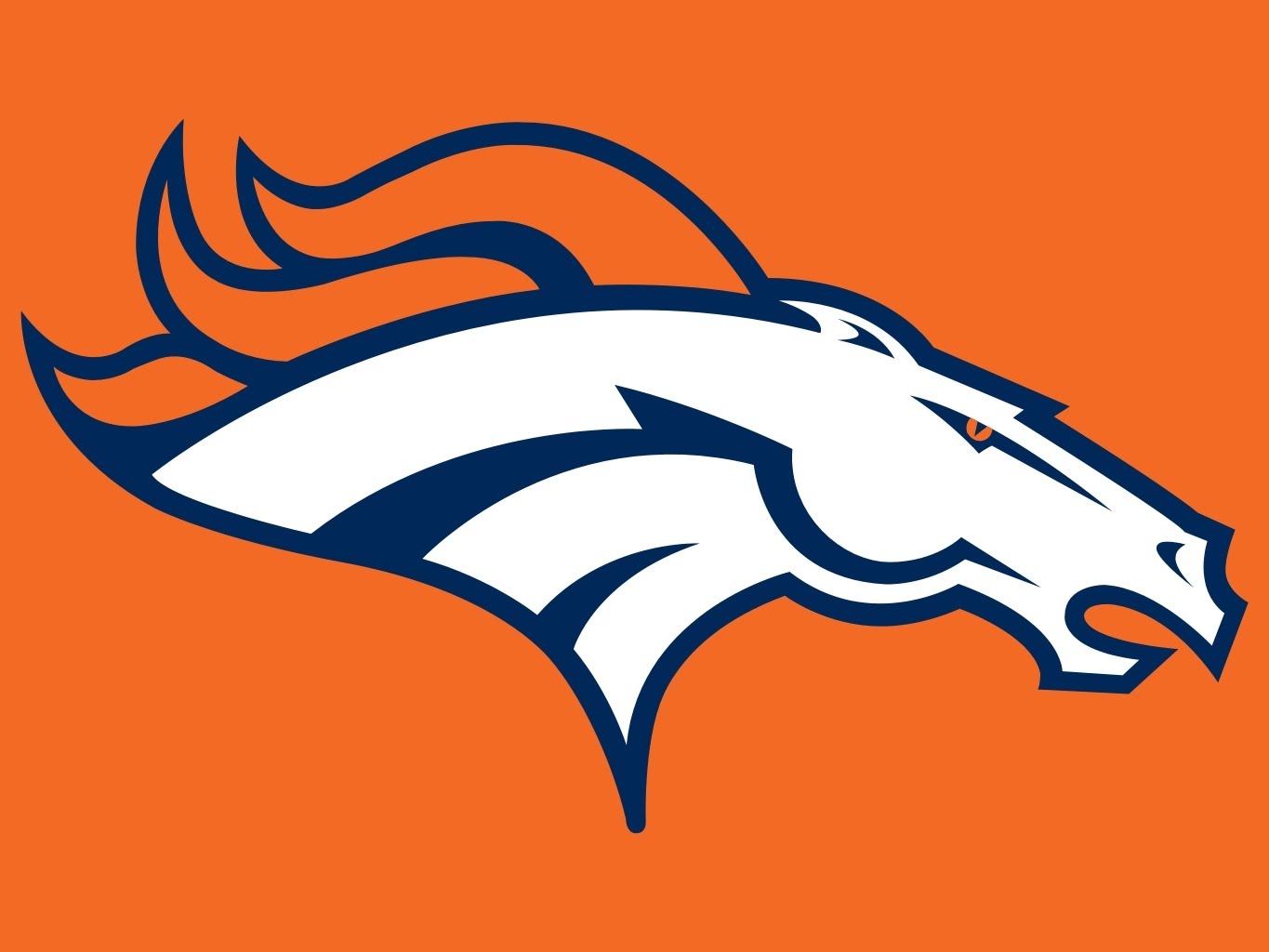 HOW TO DRAW THE DENVER BRONCOS LOGO - YouTube