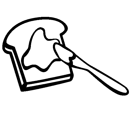Toast coloring page - Coloringcrew.com