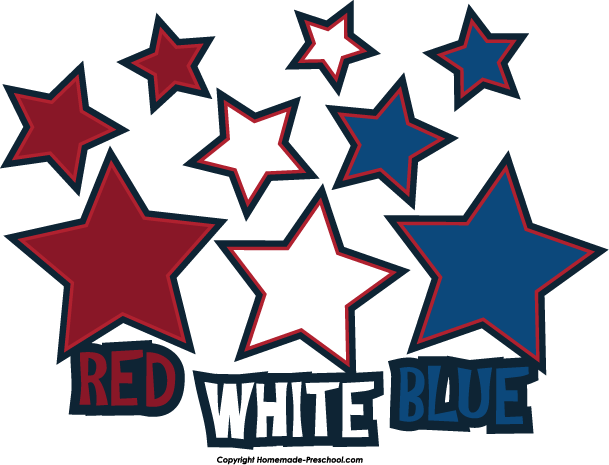 Red White And Blue Stars Clipart | Free Download Clip Art | Free ...