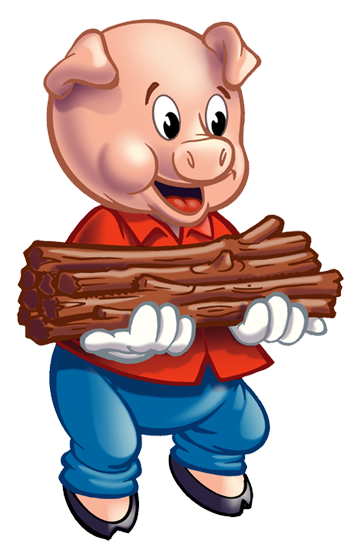 Three Little Pigs Clipart