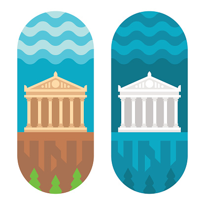 Parthenon Athens Clip Art, Vector Images & Illustrations