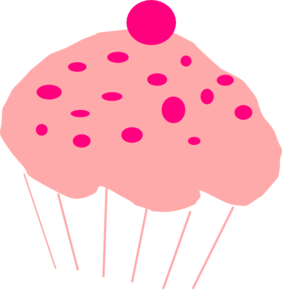 Pink Cupcake Clip Art - vector clip art online ...