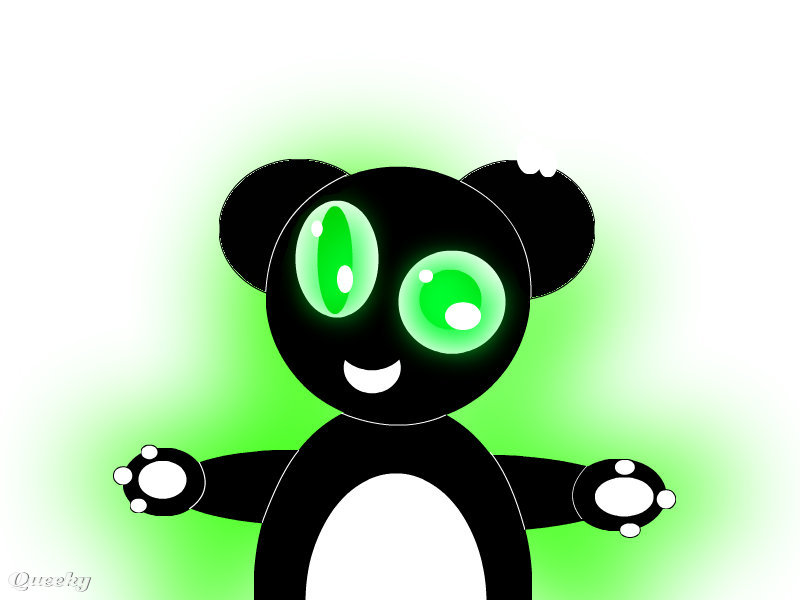 Baby Black Bear ? an animals drawing by Blossom012 . Queeky