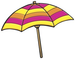 Clipart beach umbrella