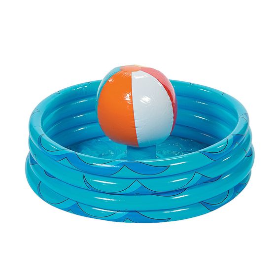 Inflatable Beach Ball in Pool Cooler - OrientalTrading.com instead ...