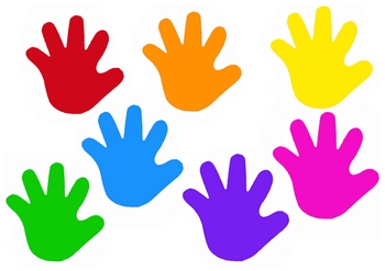 Hands clipart for kids