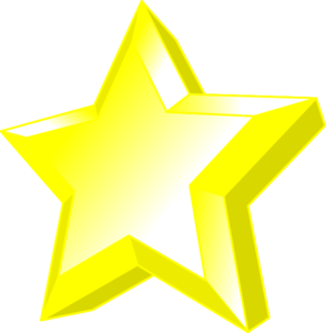 Glowing stars clipart