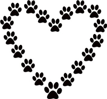 Free Clipart Paw Print Dog