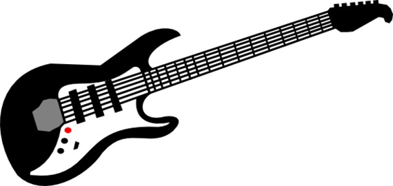 Guitar Silhouette Clipart - Free to use Clip Art Resource