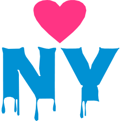 I love NewYork must visit city vector design worlds best city NY ...