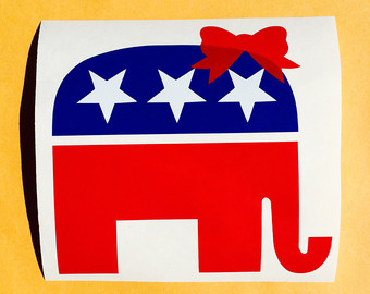 Republican elephant | Etsy