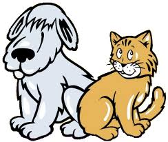 Clip art dog and cat