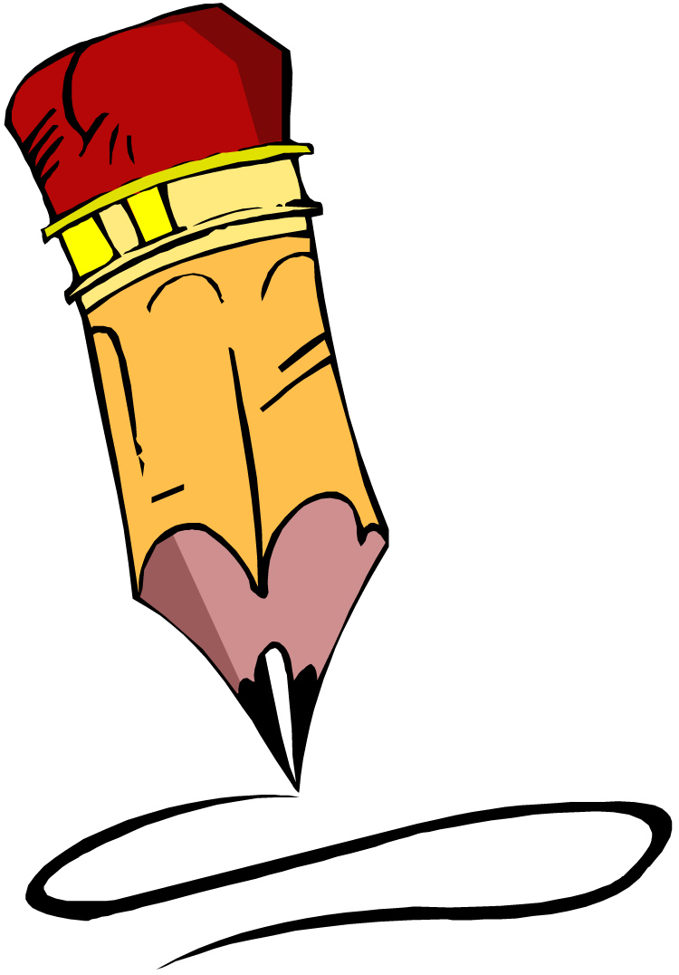 Handwriting pencil clipart