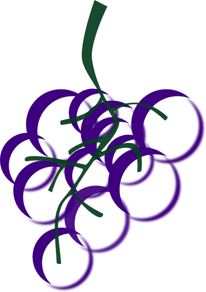 Outline Grapes Clipart - Cliparts and Others Art Inspiration