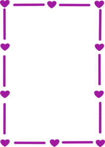 Purple border clip art