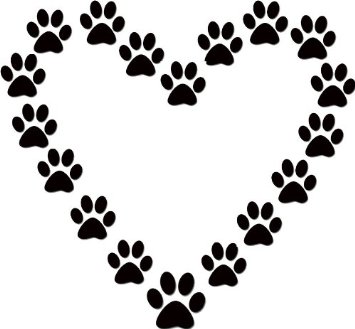 Husky paw clip art