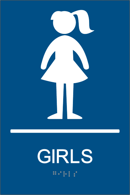 Boys Bathroom Sign Clipart