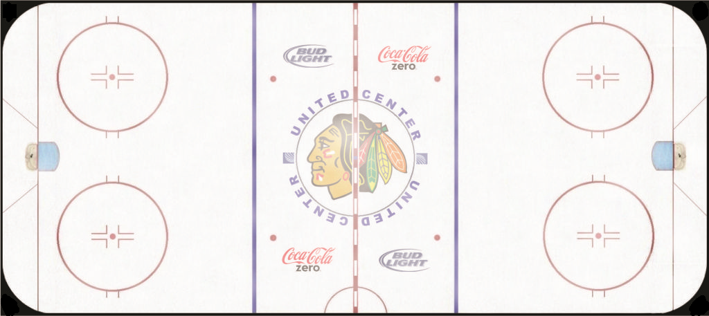 Image - Chicago Blackhawks ice rink logo.png | Ice Hockey Wiki ...
