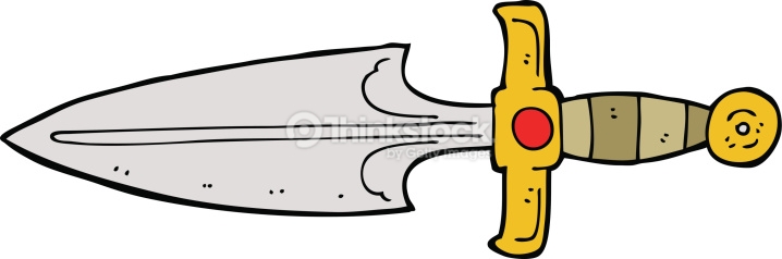 Cartoon Dagger Vector Art | Thinkstock