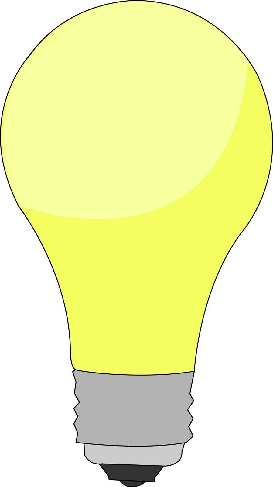 Printable Light Bulb Template