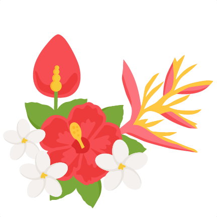 Clipart exotic flowers