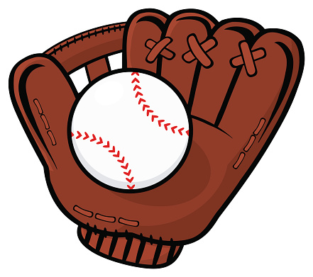 Cartoon Of Baseball Glove Clip Art, Vector Images & Illustrations ...
