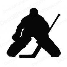 Hockey silhouette clip art