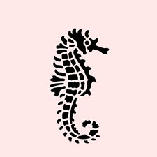 Seahorse Stencil | eBay