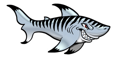 Tiger shark clipart